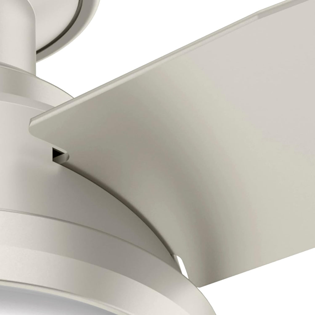 Hunter Fan Company Dempsey Low Profile Indoor / Outdoor Ceiling Fan with LED Light and Remote Control, 44