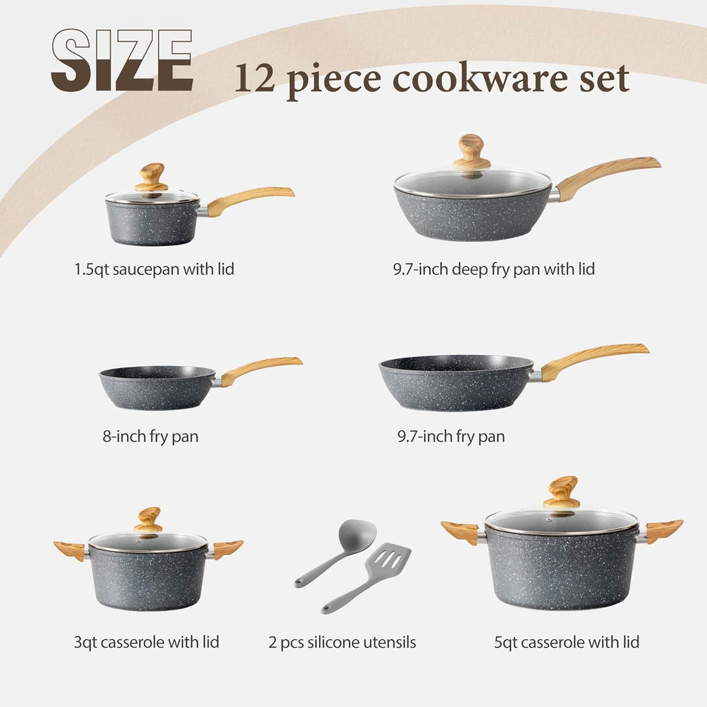 Kitchen Academy Induction Cookware Sets